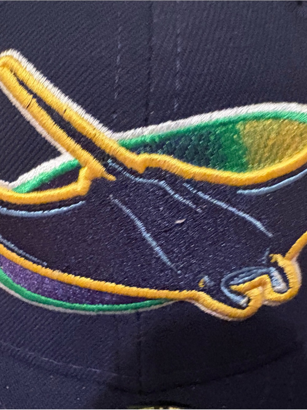 BRAND NEW Tampa Bay Devil Rays New Era Cap Hat Size 7 1/4 20th Anniversary Logo - Picture 2 of 8